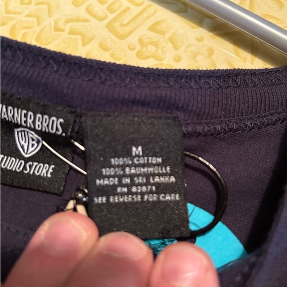 Vintage Navy Long Sleeve Henley with Embroidered Scooby Doo - Picture 6 of 9